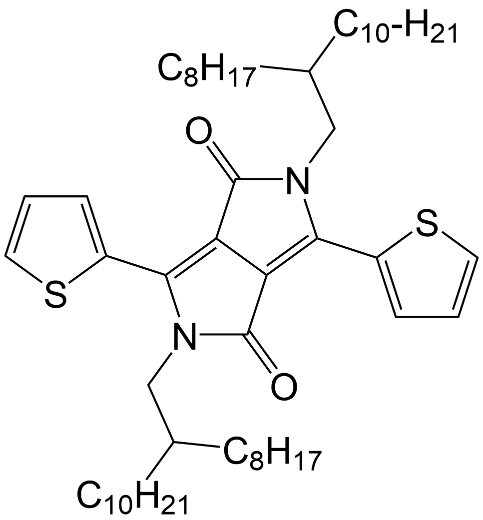 2,5-bis(2-octyldodecyl)-3,6-di(thiophen-2-yl)-2,5-dihydropyrrolo[3,4-c]pyrrole-1,4-dione/1267540-02-2